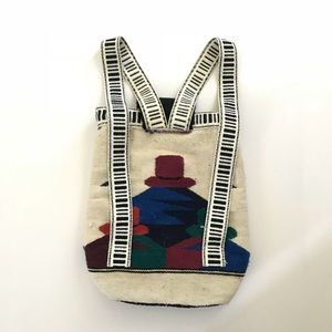 FLASH SALE Wool vintage back pack